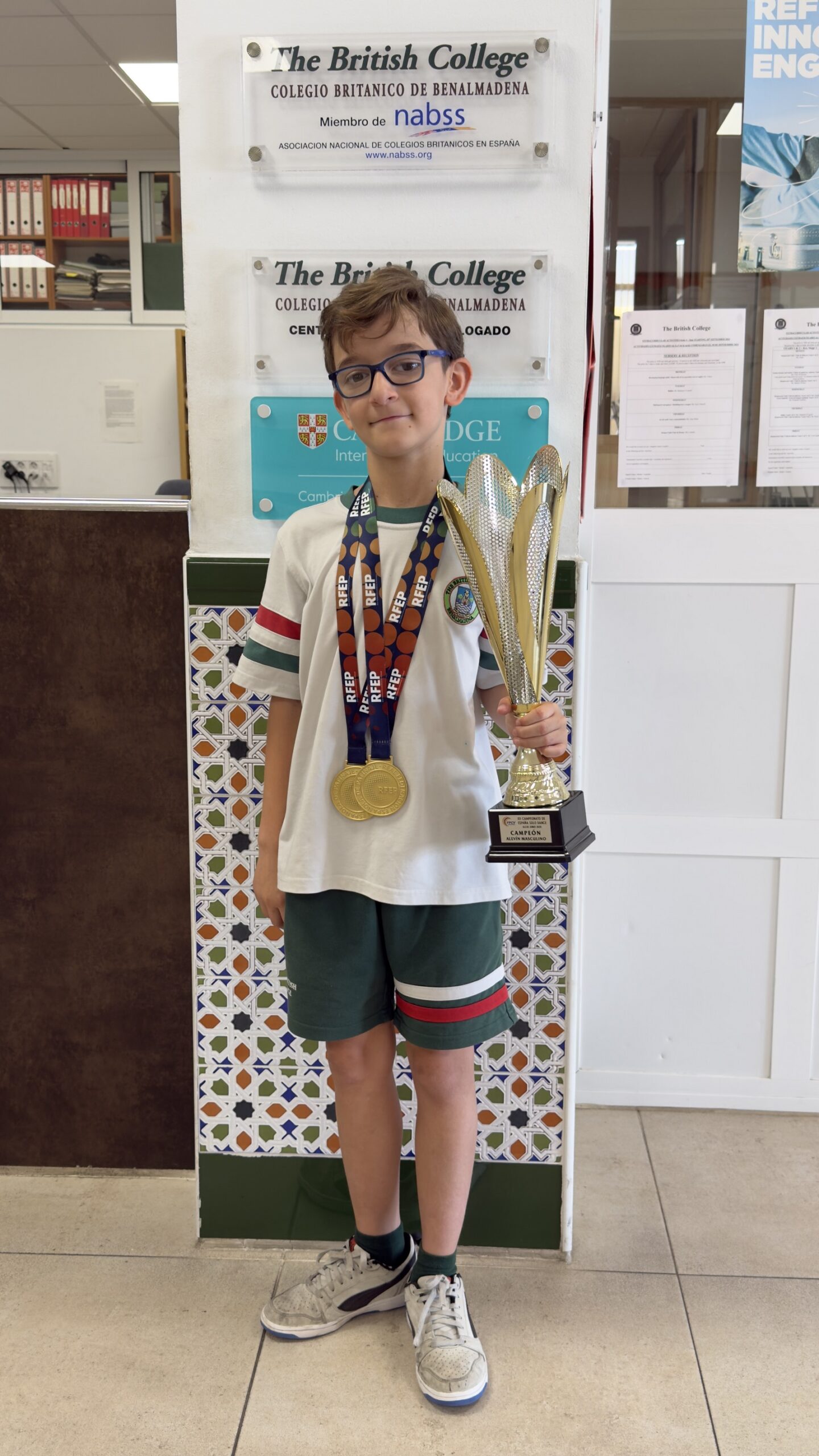 CAMPEÓN DE ESPAÑA DE PATINAJE ARTÍSITICO